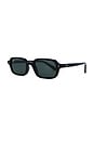 view 2 of 3 LUNETTES DE SOLEIL ZURI in Dark Green & Black