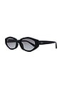 view 2 of 3 Square Sunglasses in Gradient Grey & Black&