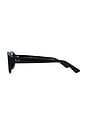view 3 of 3 Square Sunglasses in Gradient Grey & Black&
