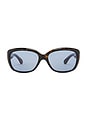 view 1 of 3 LUNETTES DE SOLEIL JACKIE in Blue & Light Havana