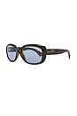 view 2 of 3 LUNETTES DE SOLEIL JACKIE in Blue & Light Havana