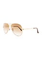 view 2 of 3 Aviator Gradient in Gold & Light Brown Gradient