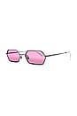 view 2 of 3 Yevi Sunglasses in Gunmetal & Pink