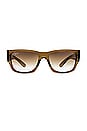 view 1 of 3 Carlos Sunglasses in Transparent Brown