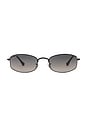 view 1 of 3 Rectangular Sunglasses in Black