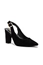 view 2 of 5 ZAPATO DE TACÓN CON TALÓN ABIERTO PARK in Black