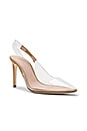 view 2 of 5 ZAPATO DE TACÓN CON TALÓN ABIERTO FORTE in Nude