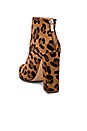 view 3 of 6 BOTTINES À TALON LEO in Tan Leopard