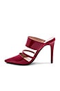 view 5 of 5 MULES BOUT POINTU BEND in Dark Red