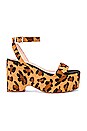 view 1 of 5 Safari Heel in Tan Leopard