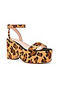 view 2 of 5 Safari Heel in Tan Leopard