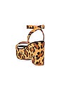 view 3 of 5 Safari Heel in Tan Leopard
