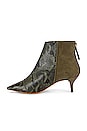 view 5 of 6 Rio Bootie in Green Snake