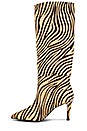 view 5 of 6 Cloe Boot in Tan Zebra