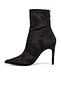 view 5 of 5 BOTTINES BEVY in Black Satin