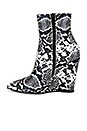 view 5 of 5 Cage Bootie in Black & White