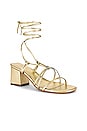 view 2 of 6 Amal Sandal in Gold