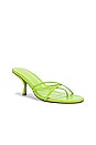 view 2 of 5 Toffee Sandal in Lime