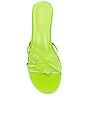 view 4 of 5 Toffee Sandal in Lime