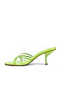 view 5 of 5 Toffee Sandal in Lime