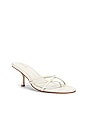 view 2 of 5 Toffee Sandal in White
