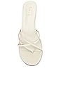 view 4 of 5 Toffee Sandal in White