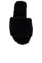 view 4 of 5 Shearling Sandal in Black