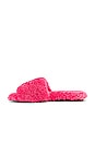 view 5 of 5 Shearling Sandal in Hot Pink