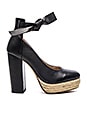 view 1 of 5 x For Love & Lemons Harper Heel in Black Leather