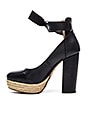 view 5 of 5 x For Love & Lemons Harper Heel in Black Leather