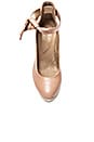 view 4 of 5 x For Love & Lemons Harper Heel in Nude Leather