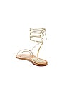 view 3 of 5 Nua Sandal in Pale Gold