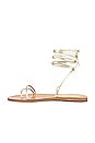 view 5 of 5 Nua Sandal in Pale Gold