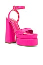 view 2 of 5 Casia Ankle Strap Platform in Hot Pink