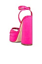 view 3 of 5 Casia Ankle Strap Platform in Hot Pink