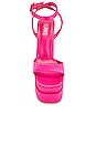 view 4 of 5 Casia Ankle Strap Platform in Hot Pink