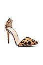 view 2 of 5 Terry Pony Hair Pump in Tan Leopard