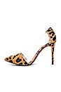 view 5 of 5 Terry Pony Hair Pump in Tan Leopard