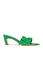 view 1 of 5 Ruffle Mule in Green