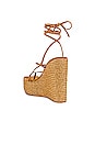 view 3 of 5 Saige Wedge in Tan