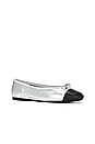 view 2 of 5 Natalia Ballet Flat in Silver & Black