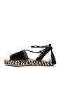 view 5 of 5 Devon Sandal in Black & Multi Weave