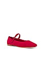 view 2 of 5 ZAPATO PLANO LIN in Red