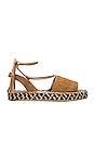 view 1 of 5 Devon Sandal in Tan & Multi Weave