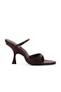 view 1 of 5 Cait Sandal in Chocolate Brown