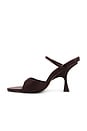 view 5 of 5 Cait Sandal in Chocolate Brown