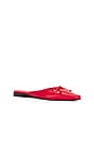 view 2 of 5 Andrea Flat in Red Nappa