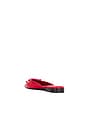 view 3 of 5 Andrea Flat in Red Nappa