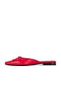 view 5 of 5 Andrea Flat in Red Nappa