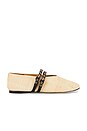 view 1 of 5 Adina Buckle Flat in Raffia